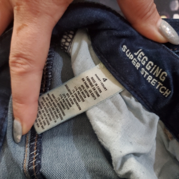 American Eagle outfitters size 4 super stretch jegging jeans - Picture 3 of 7